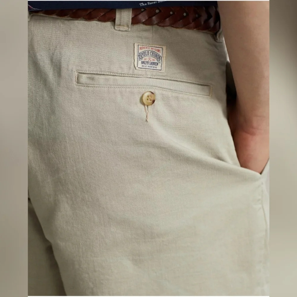 Polo Ralph Lauren Men's Khaki 6-Inch Burroughs Relaxed Fit Chino Shorts Size 38 - Picture 4 of 15